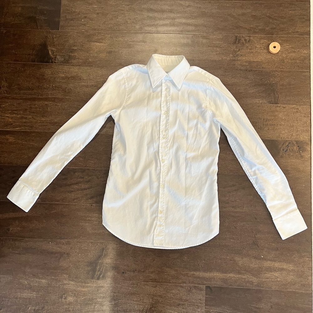ORIAN 1968 white button down shirts